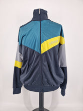 Load image into Gallery viewer, 1970s Vintage adidas Originals Full Tracksuit L/XL Grey Green Yellow