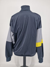 Load image into Gallery viewer, 1970s Vintage adidas Originals Full Tracksuit L/XL Grey Green Yellow