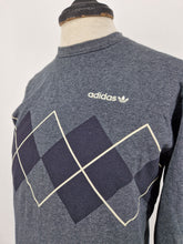 Load image into Gallery viewer, 2019 adidas Originals Argyle Grey Sweatshirt S