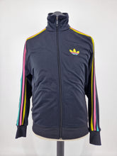 Load image into Gallery viewer, 2008 adidas Originals Firebird Vintage Track Top S Black Pink Yellow