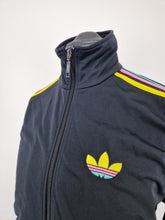 Load image into Gallery viewer, 2008 adidas Originals Firebird Vintage Track Top S Black Pink Yellow