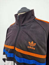 Load image into Gallery viewer, 90s adidas Originals First L Track Top Black Orange Blue White