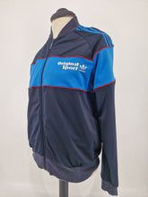 Load image into Gallery viewer, 2005 adidas Originals Sport SST Vintage Track Top L Navy Blue Red