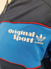 Load image into Gallery viewer, 2005 adidas Originals Sport SST Vintage Track Top L Navy Blue Red