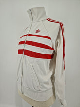 Load image into Gallery viewer, 80s adidas Originals First Vintage Track Top S White Red made in England
