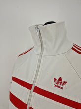 Load image into Gallery viewer, 80s adidas Originals First Vintage Track Top S White Red made in England
