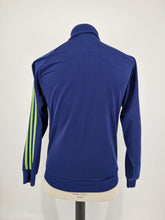Load image into Gallery viewer, Vintage adidas Orginlas First Track Top S 90s Navy Green Taiwanese
