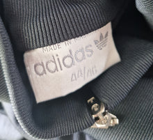 Load image into Gallery viewer, 1970s Vintage adidas Originals Full Tracksuit L/XL Grey Green Yellow
