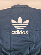 Load image into Gallery viewer, Vintage 90s adidas Pullover OH Overhead D7 L Blue White made in Turkey BNWT
