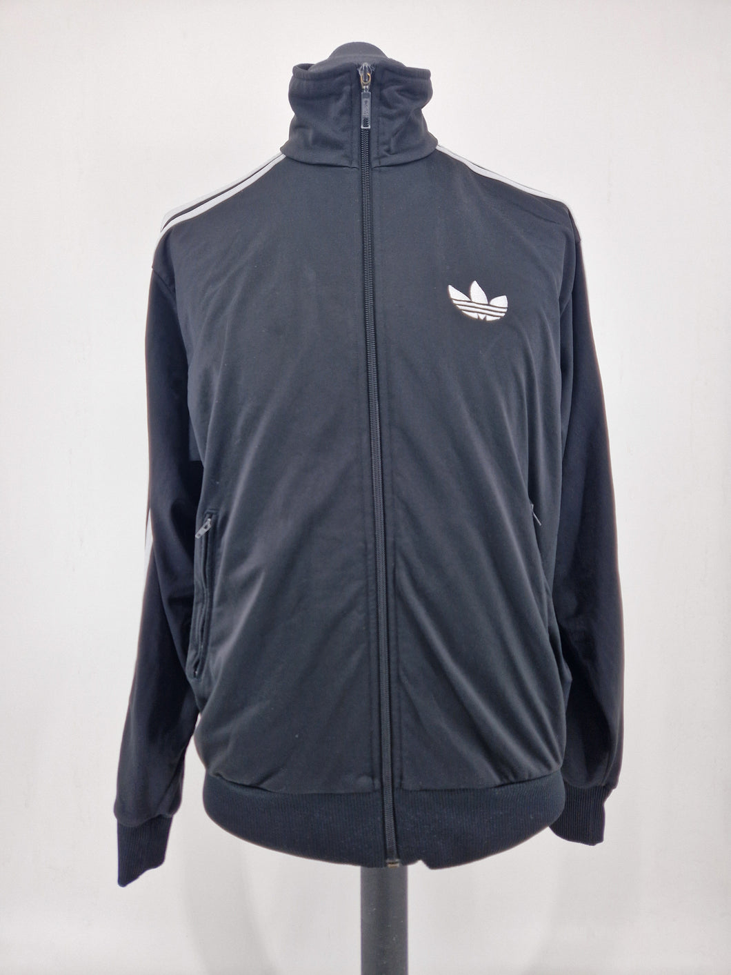 2010 adidas Originals Firebird Vintage Track Top M Black White