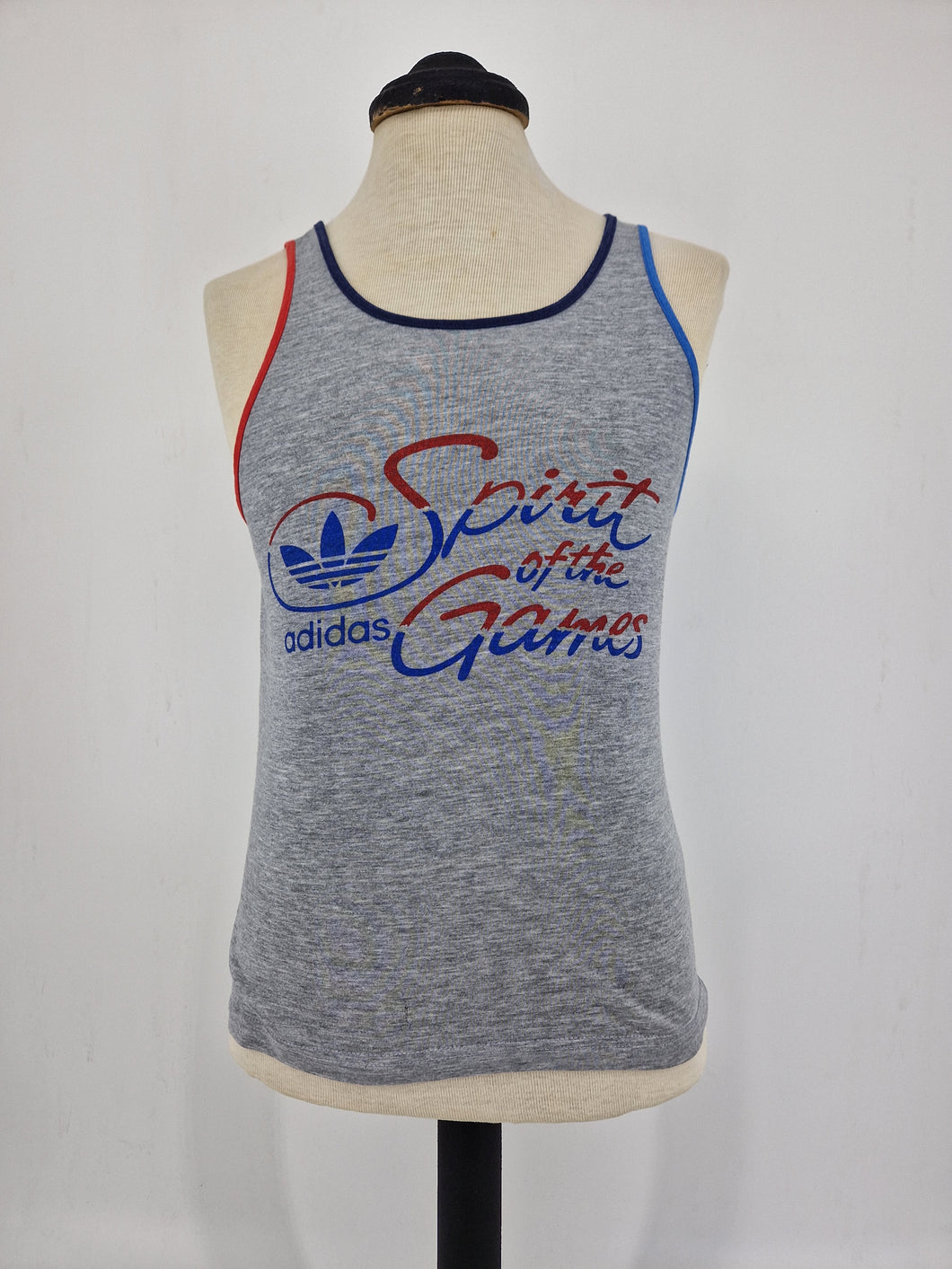 Vintage 80s adidas Spirit of the Games Vest S