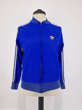 Load image into Gallery viewer, 70s Ventex adidas Originals SST Blue White vintage track top S/M made in France
