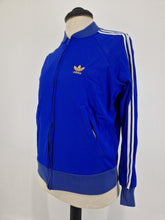 Load image into Gallery viewer, 70s Ventex adidas Originals SST Blue White vintage track top S/M made in France
