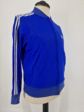 Load image into Gallery viewer, 70s Ventex adidas Originals SST Blue White vintage track top S/M made in France
