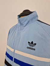 Load image into Gallery viewer, Vintage adidas First Track Top D4 S/M 90s Blue black White #2

