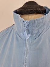 Load image into Gallery viewer, Vintage adidas First Track Top D4 S/M 90s Blue black White #2
