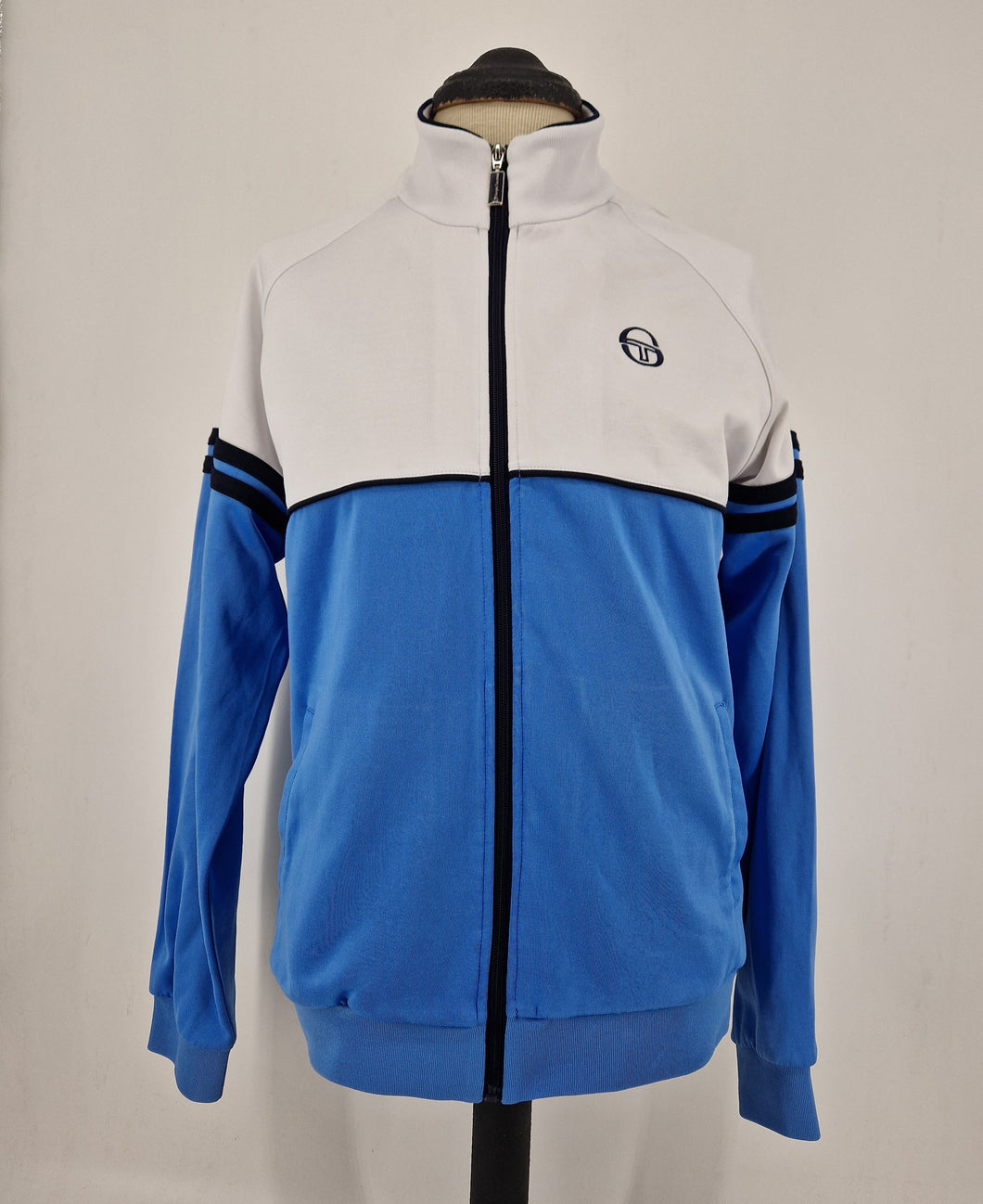 Sergio Tacchini Orion Track Top L Blue White