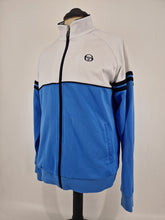 Load image into Gallery viewer, Sergio Tacchini Orion Track Top L Blue White
