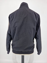 Load image into Gallery viewer, 90s adidas First Track Top S-M Black Green made in Taiwan
