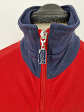 Load image into Gallery viewer, Vintage 80s Sergio Tacchini Dallas Track Top M Red White made in Romania

