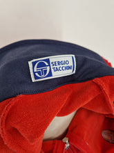 Load image into Gallery viewer, Vintage 80s Sergio Tacchini Dallas Track Top M Red White made in Romania

