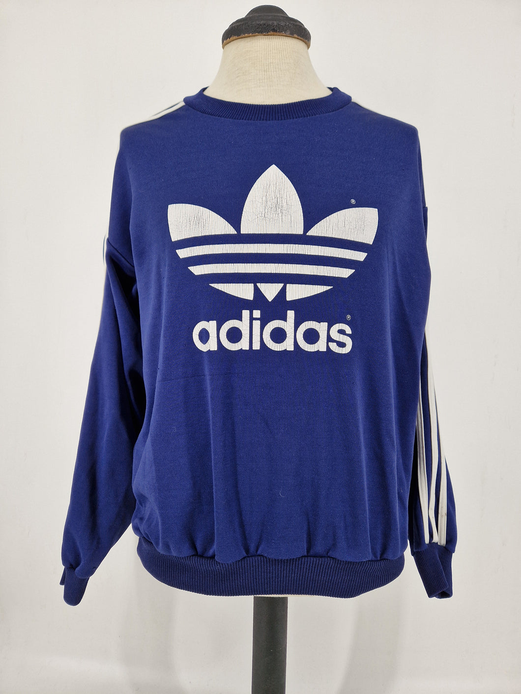 80s adidas Originals Trefoil Sweatshirt D4 S/M