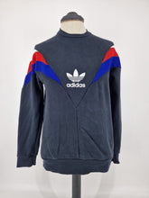 Load image into Gallery viewer, 2017 adidas Originals Neva Crew Sweatshirt M Black White Red Blue
