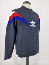 Load image into Gallery viewer, 2017 adidas Originals Neva Crew Sweatshirt M Black White Red Blue
