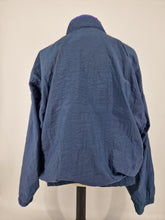 Load image into Gallery viewer, Vintage 90s Nike Track Top XL Navy Purple Yellow
