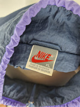 Load image into Gallery viewer, Vintage 90s Nike Track Top XL Navy Purple Yellow
