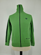 Load image into Gallery viewer, Vintage 70s adidas Originals Trefoil Track Top XS/S Green Blue
