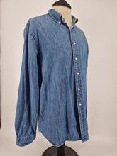 Load image into Gallery viewer, Men&#39;s Ralph Lauren Casual Shirt XXL Blue Cotton
