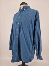 Load image into Gallery viewer, Men&#39;s Ralph Lauren Blake Casual Shirt L Blue Cotton
