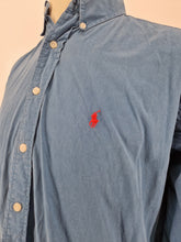 Load image into Gallery viewer, Men&#39;s Ralph Lauren Blake Casual Shirt L Blue Cotton
