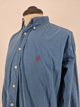 Load image into Gallery viewer, Men&#39;s Ralph Lauren Blake Casual Shirt L Blue Cotton
