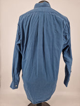 Load image into Gallery viewer, Men&#39;s Ralph Lauren Blake Casual Shirt L Blue Cotton
