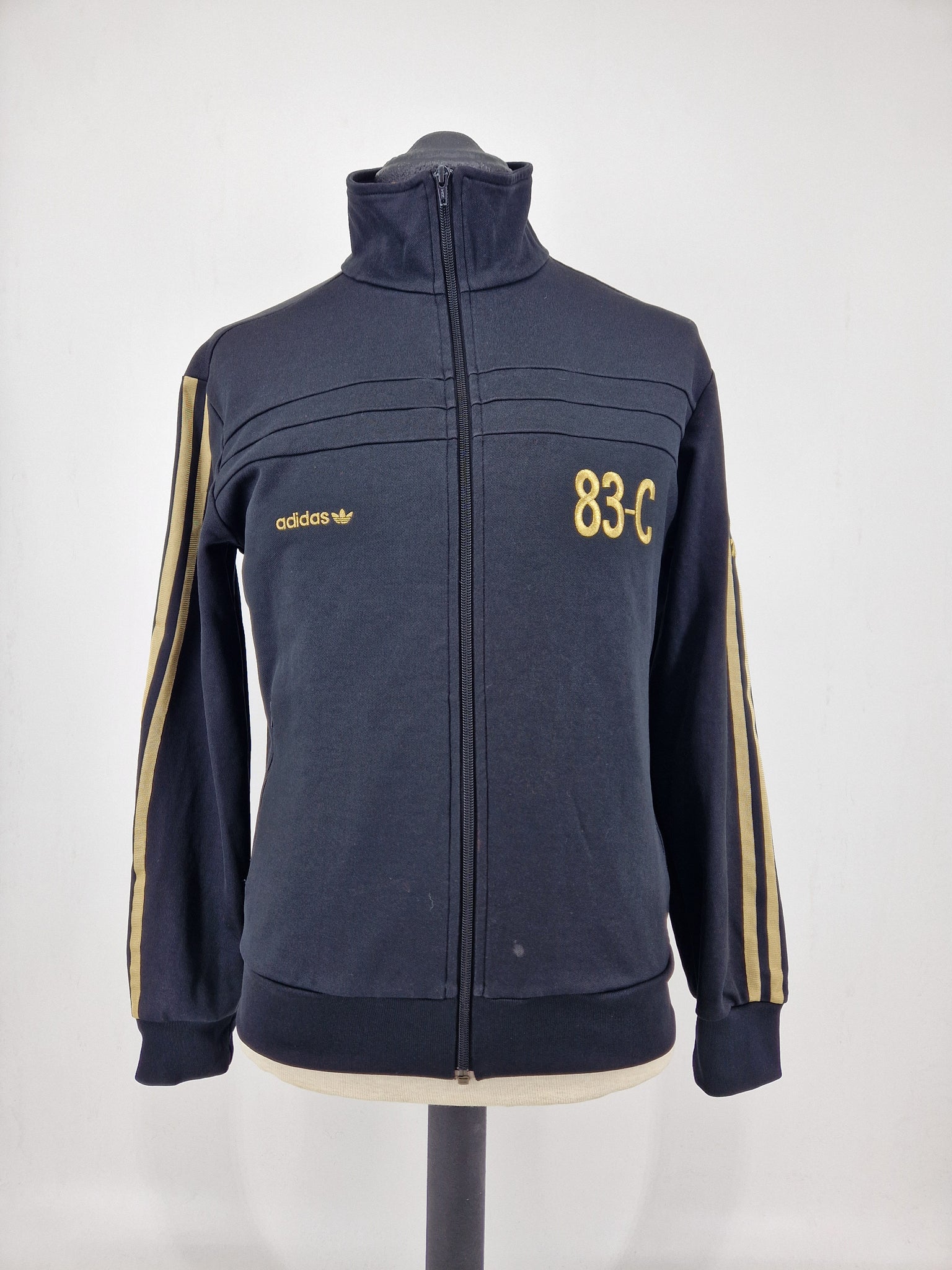 adidas (アディダス) トラックジャケット　 83-C　00s グリーン×ブラック サイズ:O