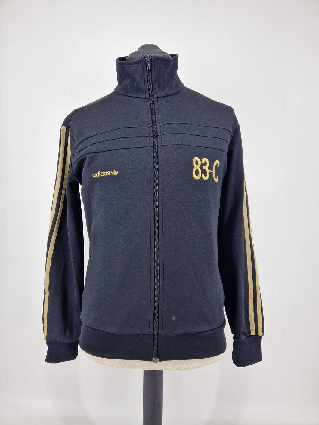 2007 adidas Originals 83-C Track Top M Black Gold