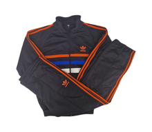 Load image into Gallery viewer, 1990s Vintage adidas Originals First Full Tracksuit M Black Orange
