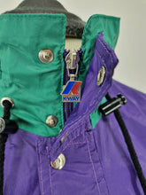 Load image into Gallery viewer, Vintage K-Way 2000 Jacket L Purple Green
