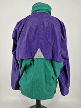 Load image into Gallery viewer, Vintage K-Way 2000 Jacket L Purple Green
