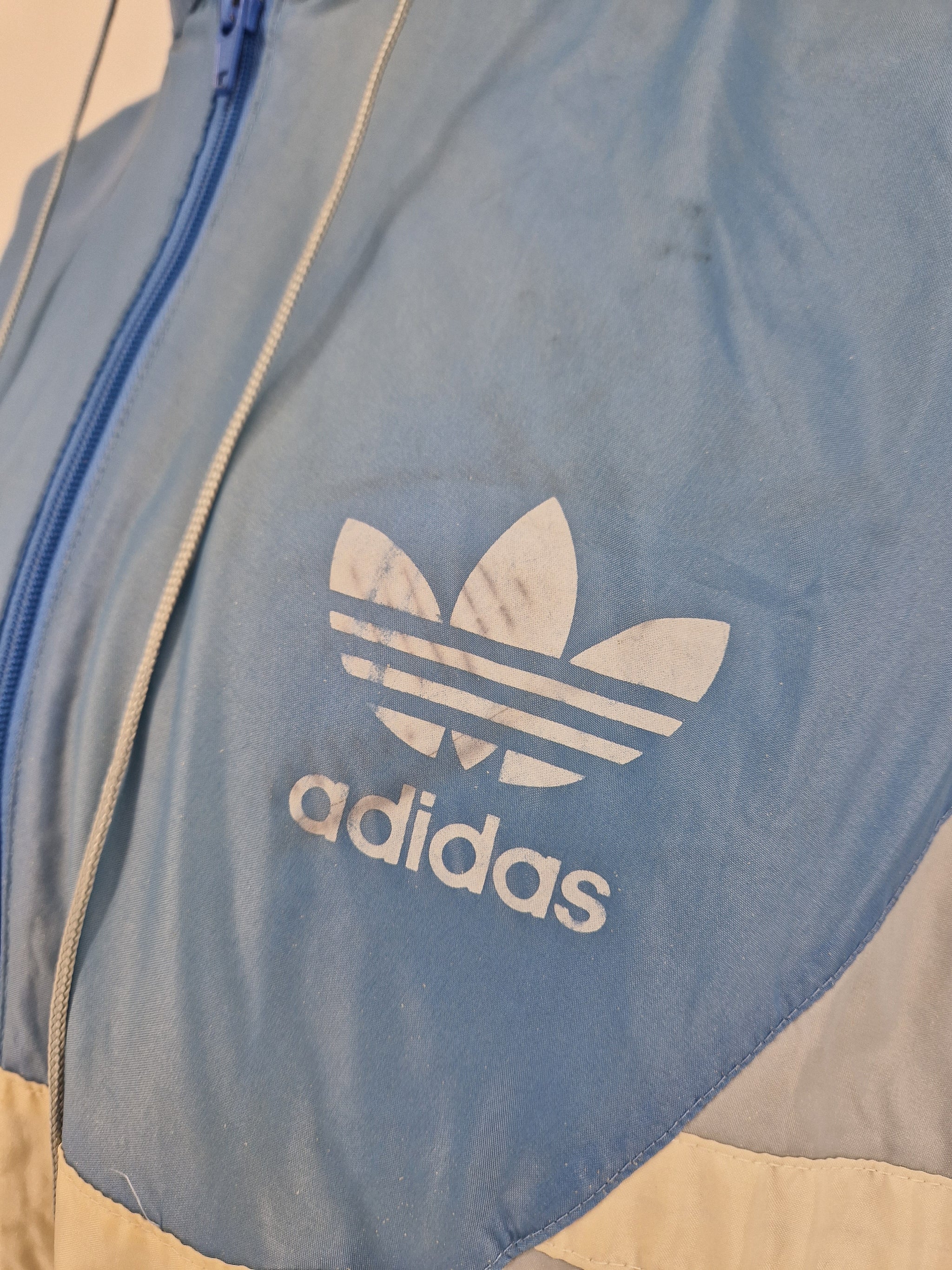 adidas 80s後期 jacket Vintage Adidas 80s Trefoil Color Block Track Jacket Full Zip