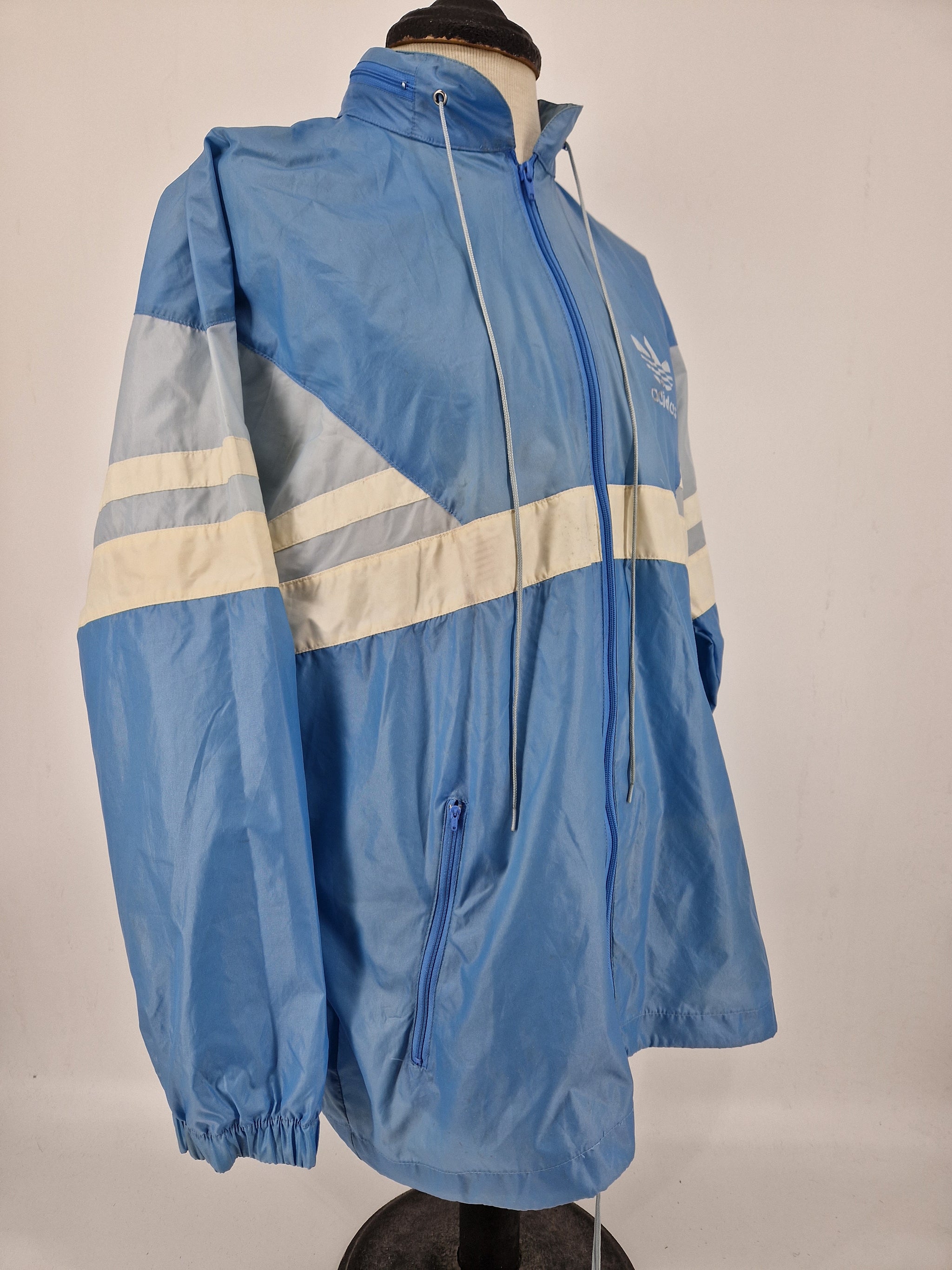 Vintage 80s adidas Originals ZX WB Jacket XL D52 – pontone classics