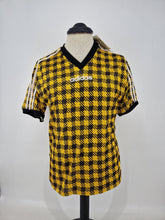 Load image into Gallery viewer, 90&#39;s adidas Cordoba T-shirt made in England Sunshine Yellow Black Deadstock BNWT
