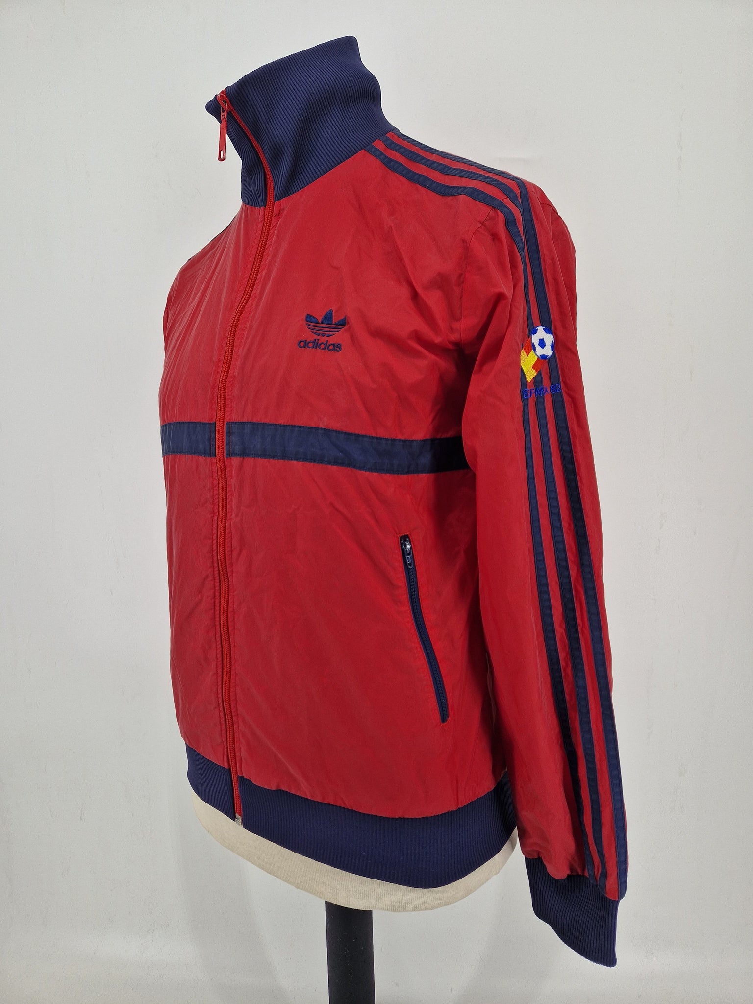 2004 adidas Originals Espana 82 Track Top M Red Navy