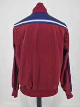 Load image into Gallery viewer, 80s Vintage adidas Originals Track Top M Burgundy Navy White made in Hungary
