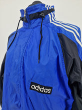 Load image into Gallery viewer, Vintage 90s adidas Equipment WB L Blue White Jacket EQT

