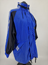 Load image into Gallery viewer, Vintage 90s adidas Equipment WB L Blue White Jacket EQT
