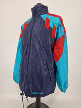 Load image into Gallery viewer, Vintage 80s adidas Originals WB D7 L Ventex Navy Blue Red
