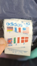 Load image into Gallery viewer, Vintage 80s adidas Originals WB D7 L Ventex Navy Blue Red
